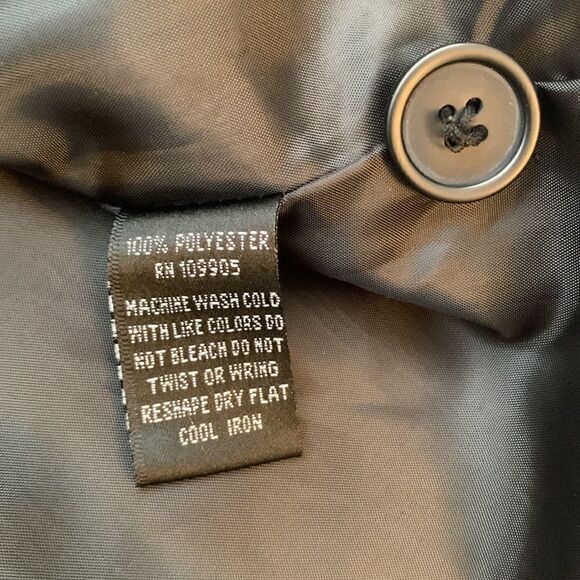 ESSENTIALS by MILANO Black Faux Reptile Womens Jacket. Size M - Picture 4 of 10